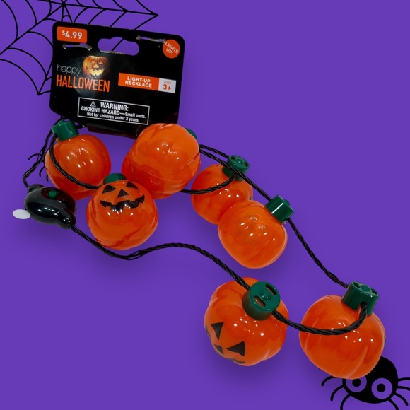 Halloween cuteness in a box! Headband Barrettes Light-Up Necklaces Koozie NEW - Picture 8 of 12